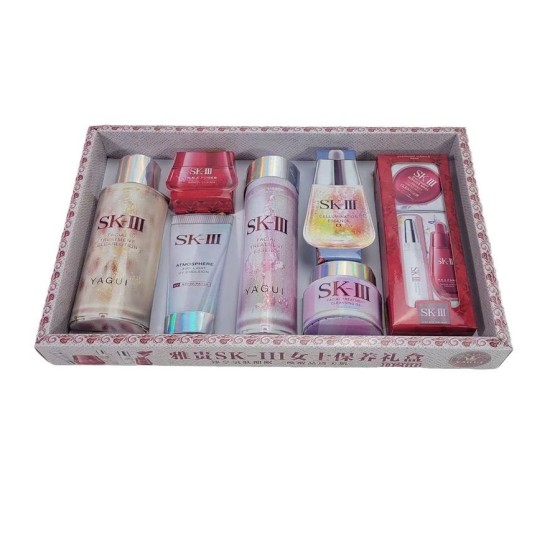 全套寒衣祭品用品紙糊化妝品女士護膚套裝紙扎品寒衣節清明節