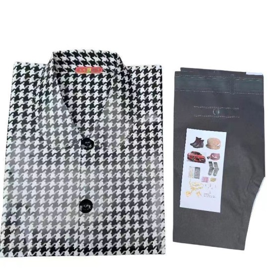 千鳥格外套女裝寒衣紙扎