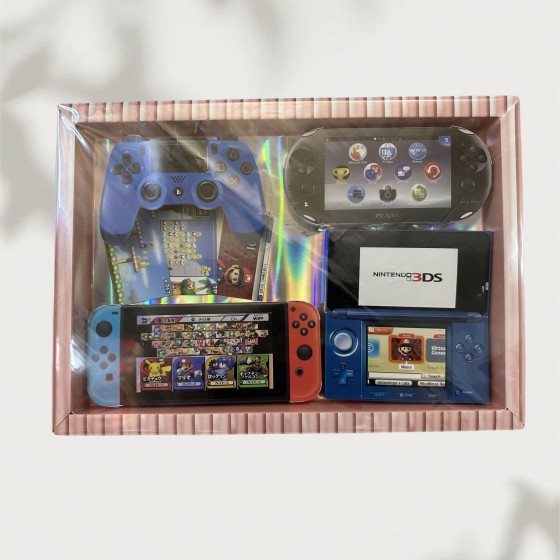 祭祀用品玩具紙扎遊戲機帶手柄耳機殯葬五七清明節掃墓燒紙錢冥幣