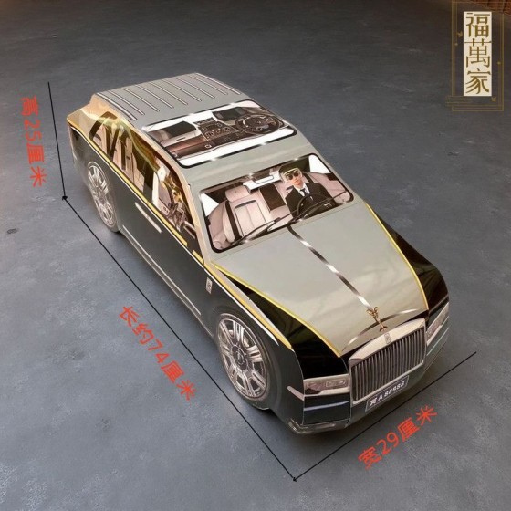 紙扎勞斯萊斯大號轎車冥府亡人汽車五七周年百天清明中元節上墳祭祀用品